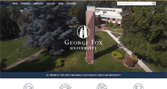 Desktop Screenshot of georgefox.edu