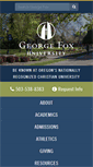 Mobile Screenshot of georgefox.edu