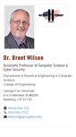 Mobile Screenshot of bwilson.georgefox.edu