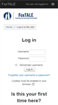 Mobile Screenshot of foxtale.georgefox.edu