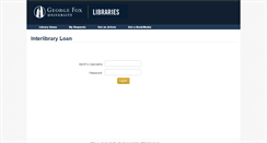 Desktop Screenshot of ill.georgefox.edu